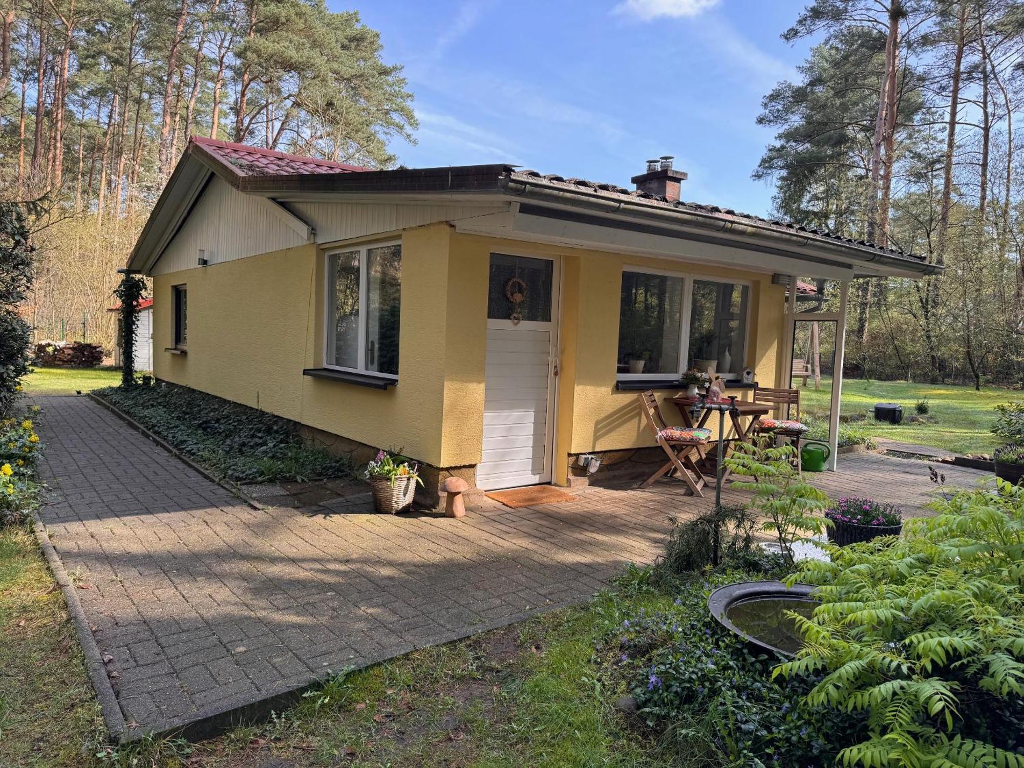 Ferienhaus Im Wald Borkwalde 外观 照片